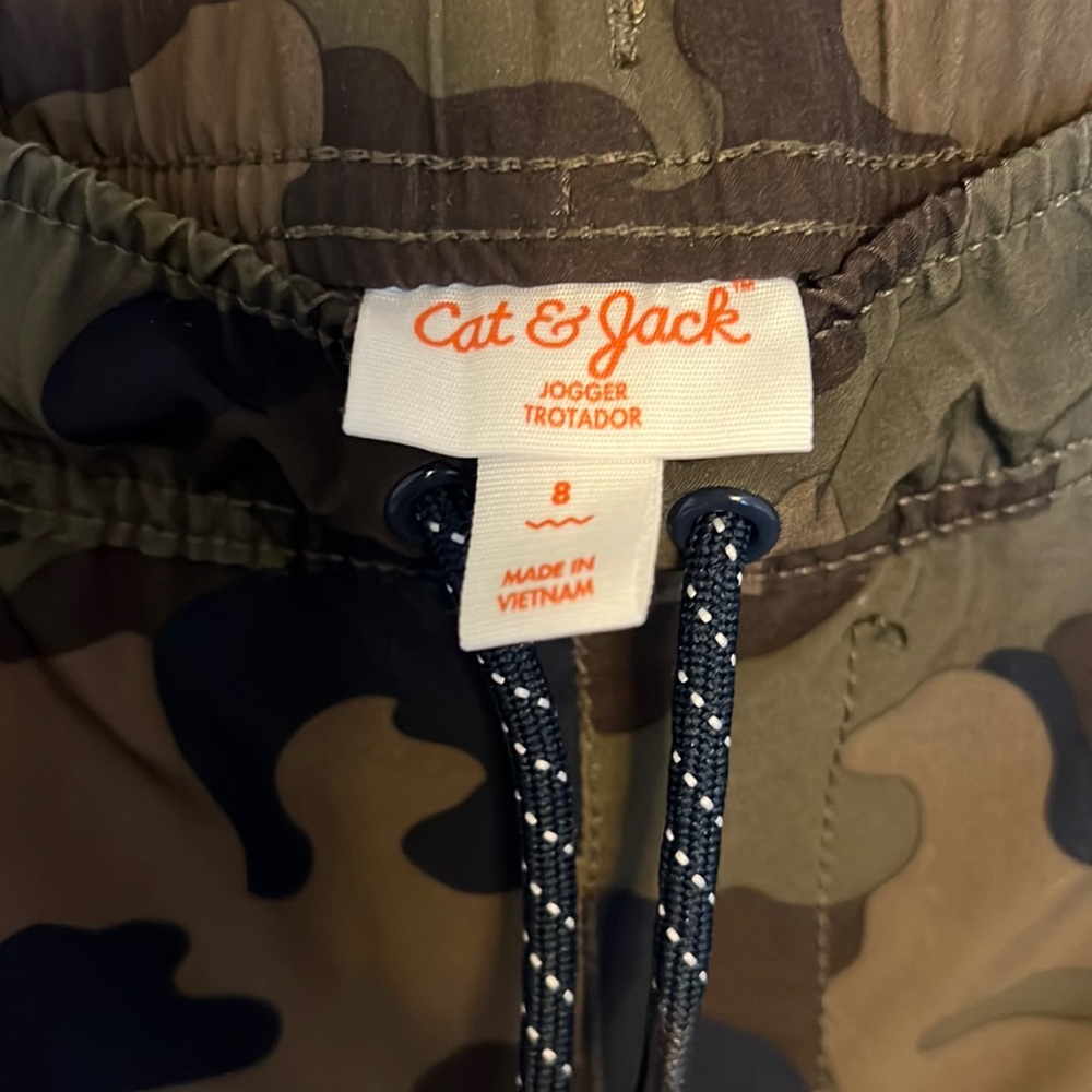 Boys Camouflage Joggers